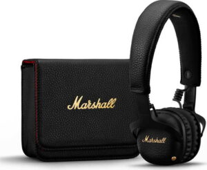 Černá bezdrátová sluchátka Marshall Mid A.N.C. Marshall