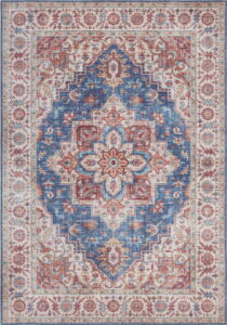 Modro-červený koberec Nouristan Anthea