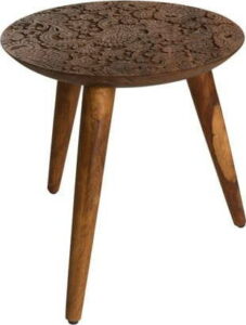 Odkládací stolek ze dřeva palisandru sheesham Dutchbone