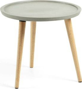 Příruční stolek s cementovou deskou La Forma Livy La Forma
