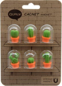 Sada 6 magnetů Qualy&CO Cacnet Qualy