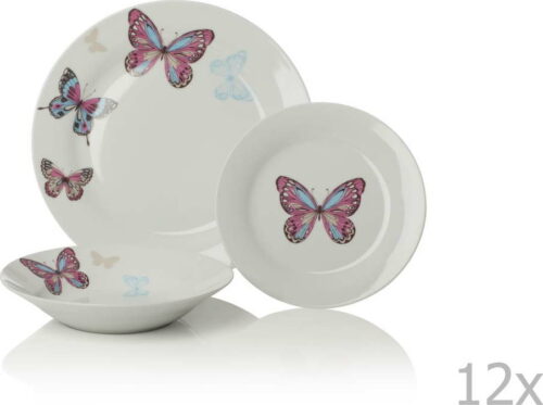 12dílná porcelánová sada nádobí Sabichi Mariposa Sabichi