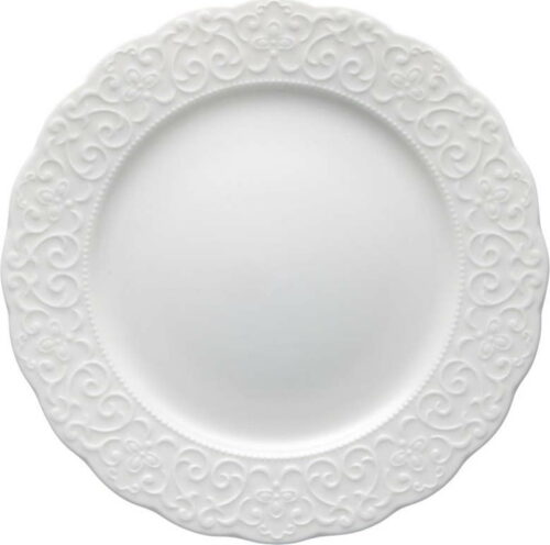 Bílý porcelánový talíř Brandani Gran Gala