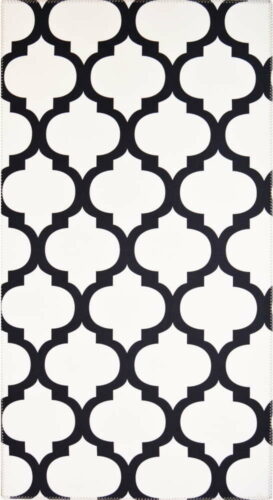 Černobílý koberec Vitaus Jessica