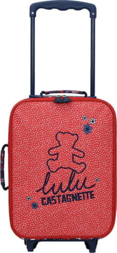 Dětské zavazadlo v odstínu magenta Lulucastagnette Berry