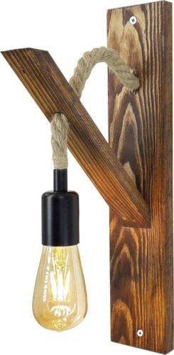 Dřevěné nástěnné svítidlo Aplik All Design