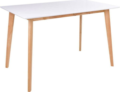 Jídelní stůl s bílou deskou loomi.design Vojens