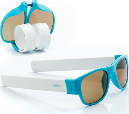 Modro-bílé sluneční srolovatelné brýle InnovaGoods Sunfold PA2 InnovaGoods