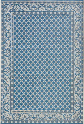 Modro-krémový venkovní koberec Bougari Royal