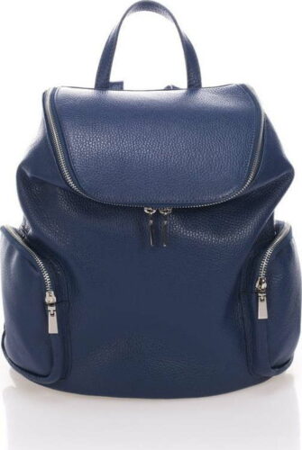 Modrý kožený batoh Lisa Minardi Mardi Lisa Minardi