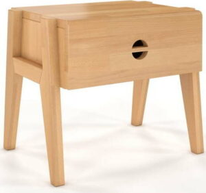 Noční stolek z bukového dřeva se zásuvkou Skandica Visby Radom SKANDICA