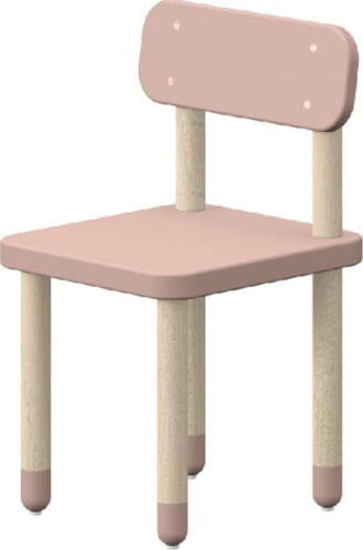 Růžová dětská židle Flexa Dots Flexa