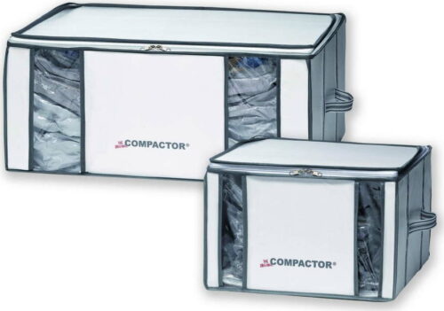 Sada 2 vakuových úložných boxů na oblečení Compactor Life 3D Vacuum Bag Compactor