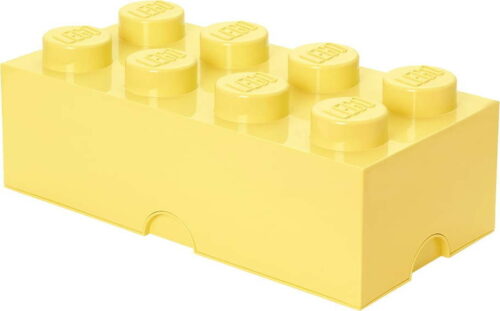 Světle žlutý úložný box LEGO® LEGO