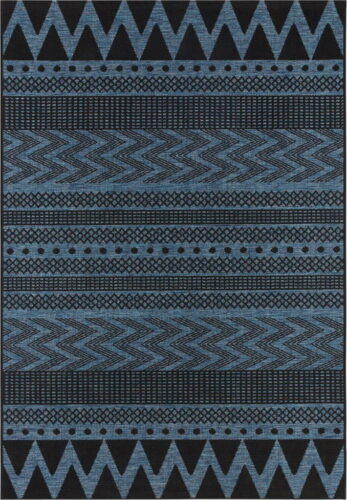 Tmavě modrý venkovní koberec Bougari Sidon