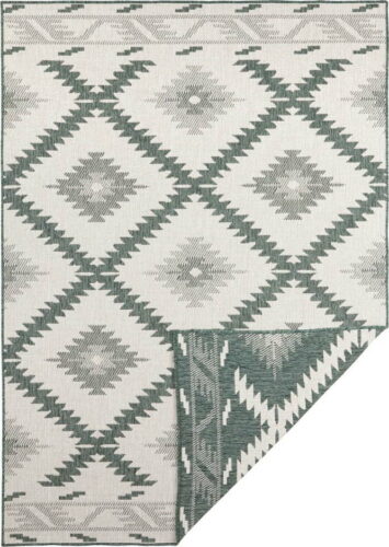Zeleno-krémový venkovní koberec Bougari Malibu