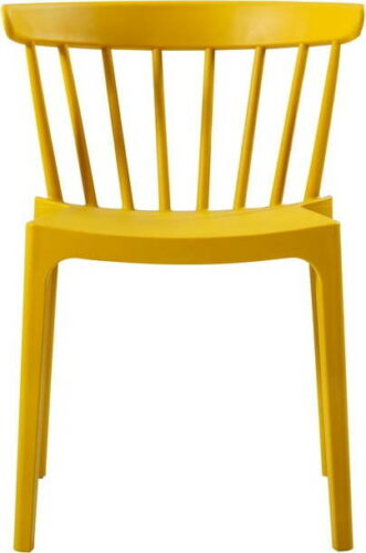 Žlutá jídelní židle vhodná do interiéru i exteriéru WOOOD Bliss WOOOD
