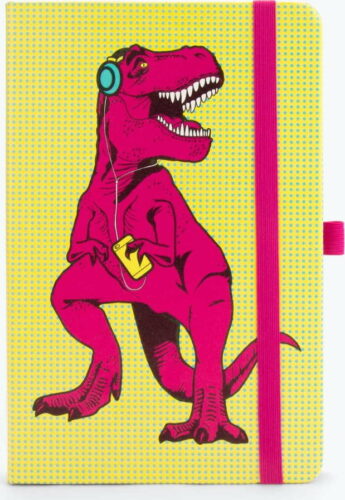 Žlutý zápisník Just Mustard T-Rex