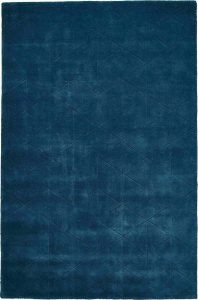 Modrý vlněný koberec Think Rugs Kasbah