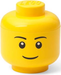 Žlutý úložný box LEGO® Boy